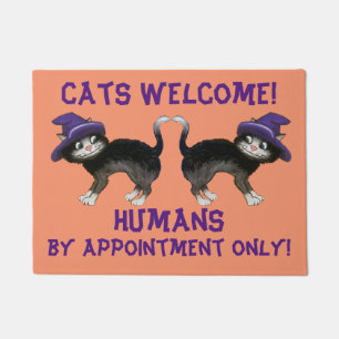 Halloween Cats Doormat