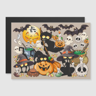 Halloween Cats Funny Party