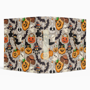 Halloween Cats Funny Party Binder