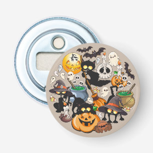 Halloween Cats Funny Party Bottle Opener