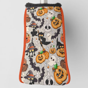 Halloween Cats Funny Party Golf Head Cover