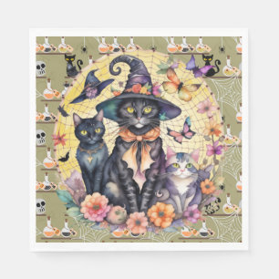 Halloween Cats Napkin
