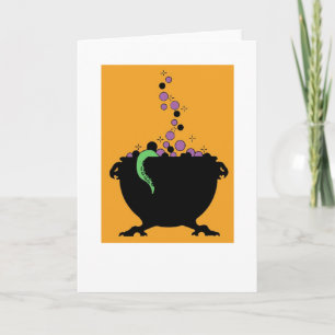 Halloween Cauldron Card