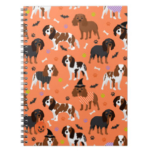 Halloween Cavalier King Charles Spaniel Notebook