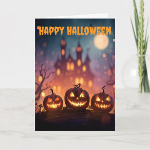 Halloween Celebration Holiday Card