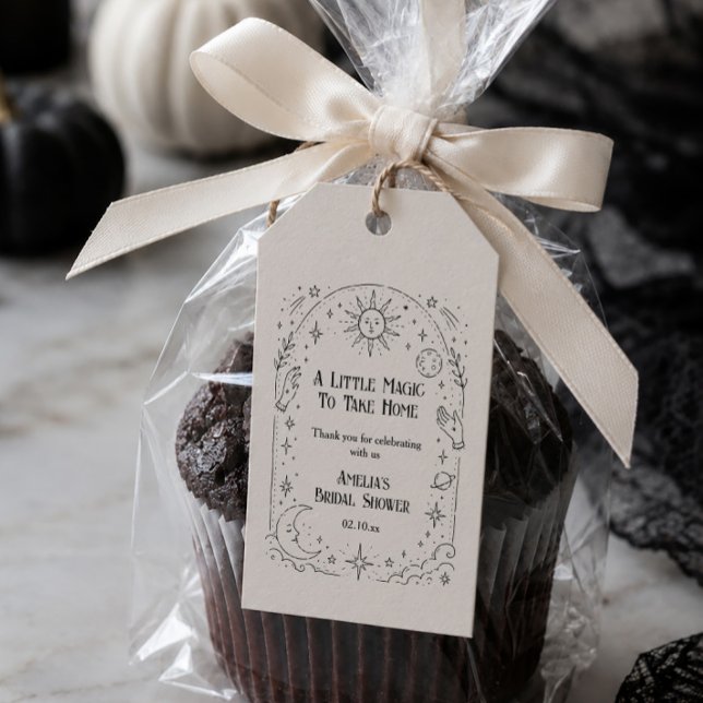 Halloween Celestial Bridal Shower Favour  Gift Tags (Creator Uploaded)