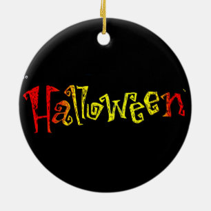 Halloween Ceramic Ornament