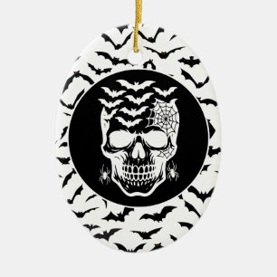 Halloween ceramic ornament