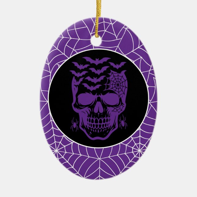 Halloween  ceramic ornament (Front)