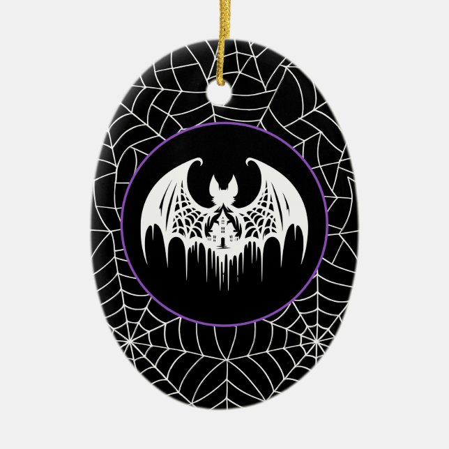 Halloween  ceramic ornament (Front)