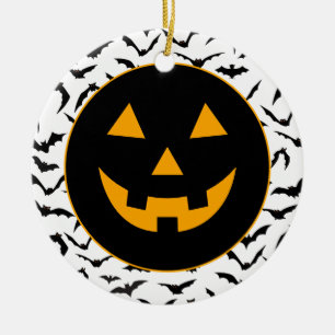 Halloween ceramic ornament