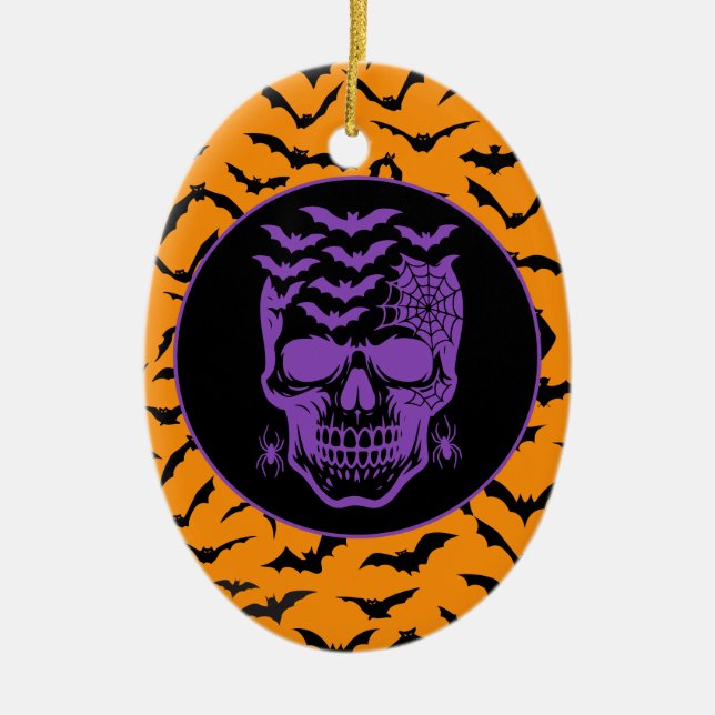 Halloween  ceramic ornament (Front)