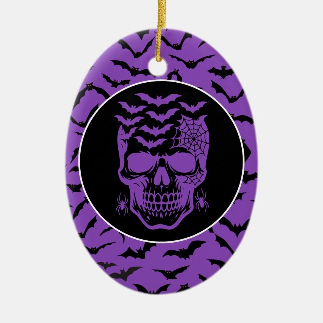 Halloween  ceramic ornament (Front)