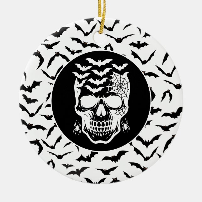 Halloween  ceramic ornament (Front)