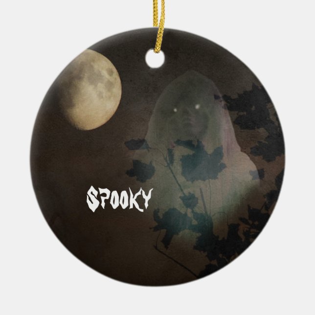 Halloween Ceramic Ornament (Front)