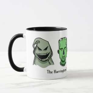 Halloween Characters custom text mugs
