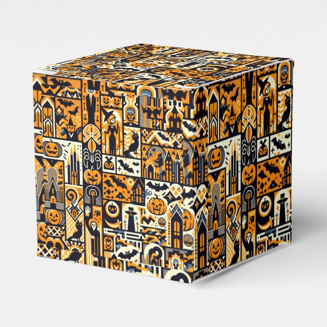 Halloween Characters Favor Box (Front Side)