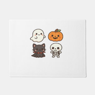 Halloween Characters – Ghost, Pumpkin, Black Cat & Doormat