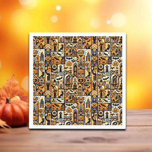 Halloween Characters Napkin