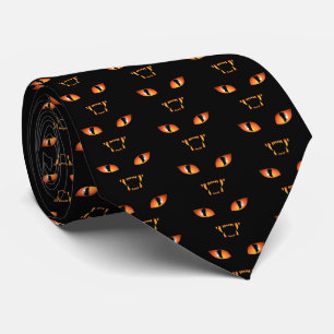 Halloween Chat noir Cravate Halloween Neckties