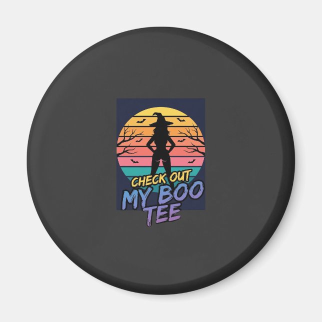 Halloween Check Out My Boo Tee Design_1 Magnet (Front)