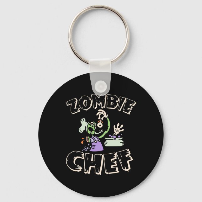 Halloween Chef Keychain (Front)