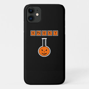 Halloween Chemistry Spooky Pumpkin iPhone 11 Case