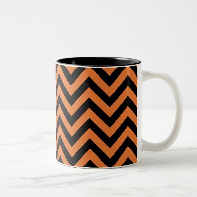 Halloween Chevron Pattern Mug (Right)