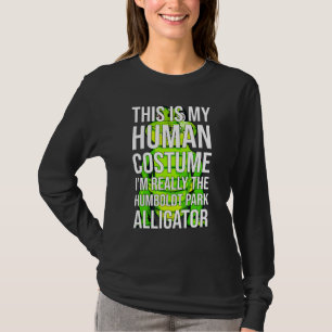 Halloween Chicago Humboldt Park Alligator Costume T-Shirt