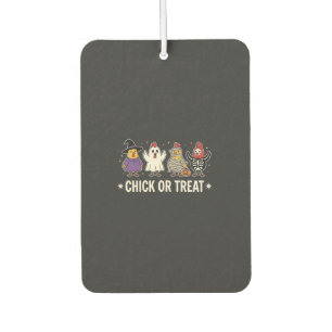 Halloween Chick or Treat Funny Chicken Costume Des Air Freshener
