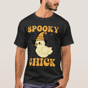Halloween Chicken Costume Chicken Farmer Scary Roo T-Shirt