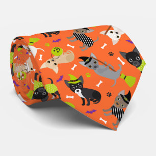 Halloween Chihuahua Cravate