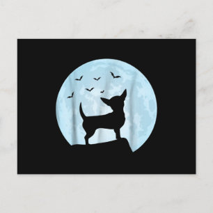 Halloween Chihuahua Dog Gift Trick or Treat Postcard