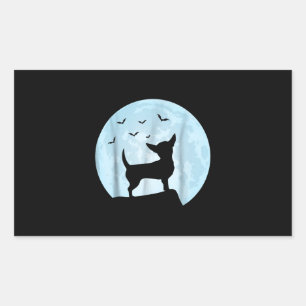 Halloween Chihuahua Dog Gift Trick or Treat Sticker