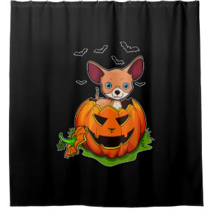 Halloween Chihuahua Dog Lovers Pumpkin Grunge Jack