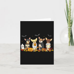 Halloween Chihuahua Ghost Soky Chihuahua Lovers Do Card