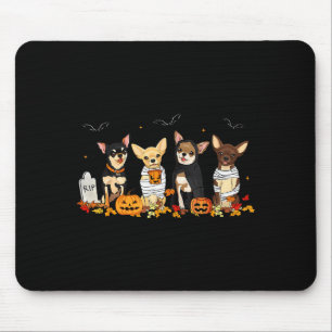 Halloween Chihuahua Ghost Soky Chihuahua Lovers Do Mouse Pad