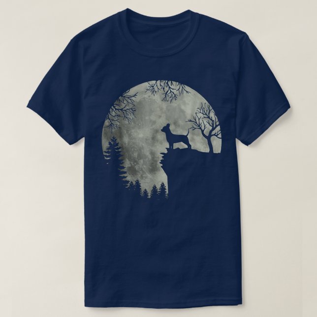 Halloween Chihuahua Tee Chihuahua Dog Moon Howl In (Design Front)