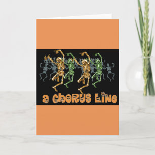 Halloween Chorus Line Card