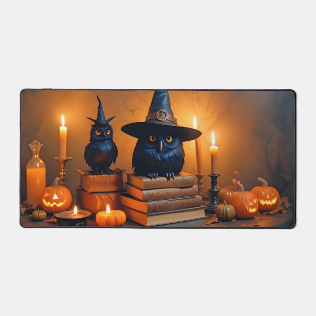Halloween Chouette Citrouille mignonne Éffrayante  (Recto)