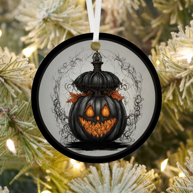 Halloween Christmas Metal Ornament (Insitu)