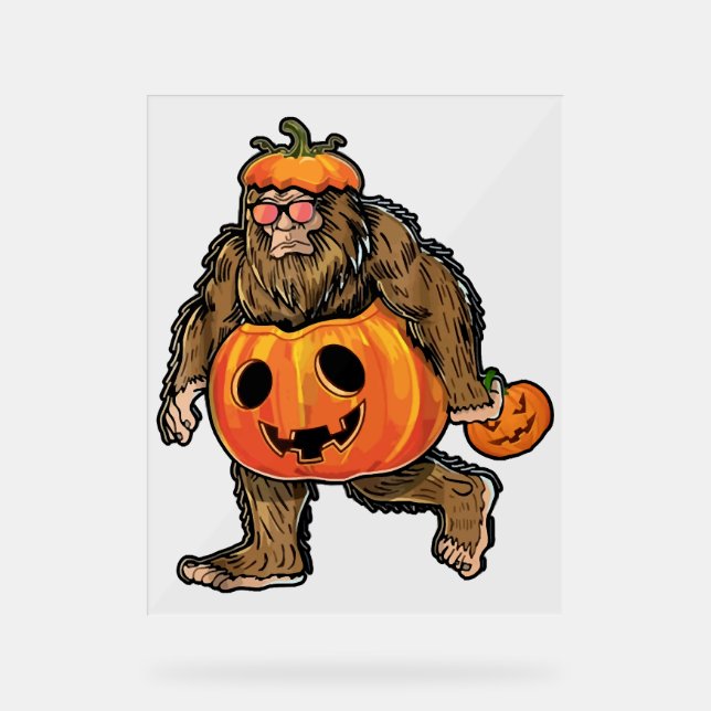 Halloween Citrouille Bigfoot (Recto)