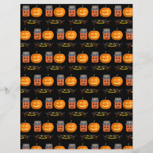 Halloween Citrouille bonbons traite le papier arti