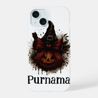 Halloween Citrouille de chat coque iphone - Witchy