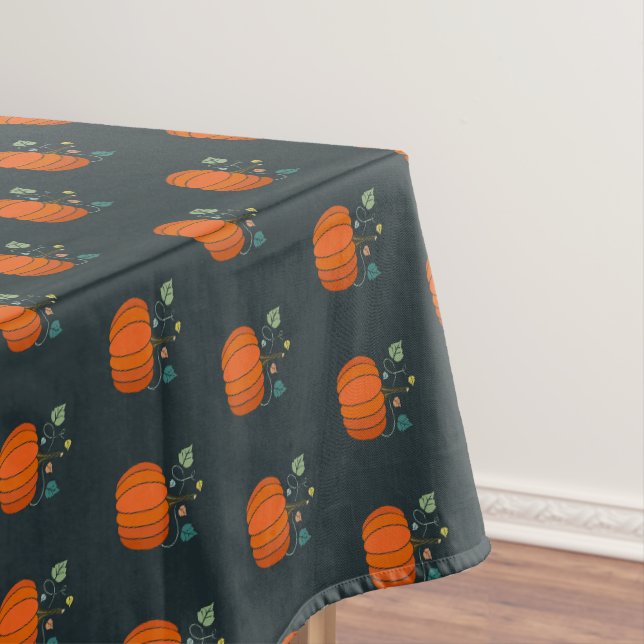 Halloween Citrouille noir nappe automne Décor mais (In Situ)