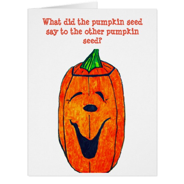 HALLOWEEN CITROUILLE SEED JOKE (Devant)