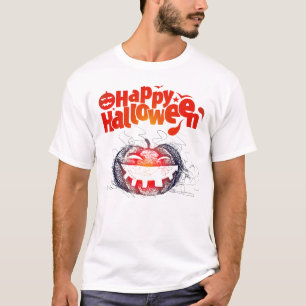Halloween Citrouille visage Hommes Tshirts costume