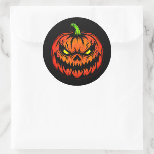 Halloween  classic round sticker