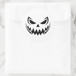 Halloween classic round sticker