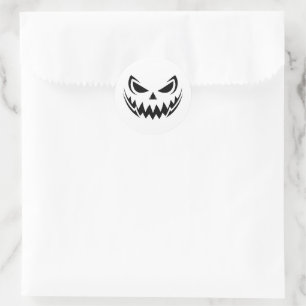 Halloween classic round sticker